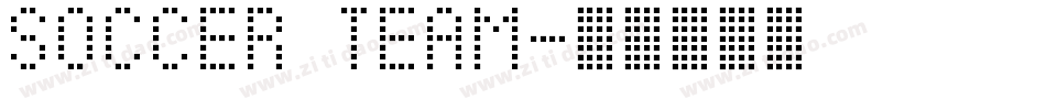 Soccer Team字体转换